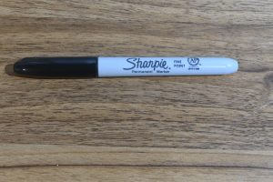 Black Sharpie Permanent Marker Fine Point