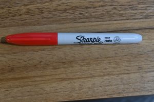 Red Sharpie Permanent Marker Fine Point