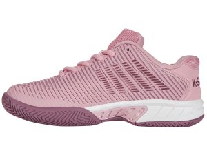 K-Swiss Women's Hypercourt Express AC - Pink/Grape/Orchid Haze Side view
