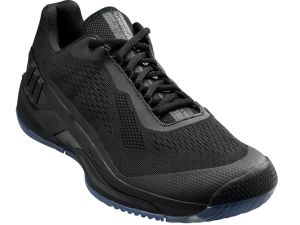 Wilson Mens Rush Pro 4.0 Night Session - Black Front angled view