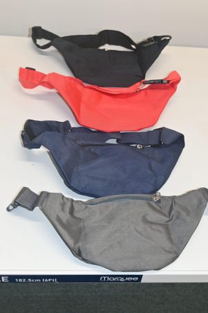 Picture of Soul Exclusive Bum Bags in 4 Colours: Black, Red, Blue and Grey.