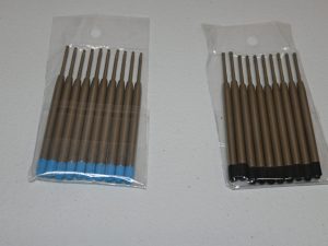 Picture of Pen Refills in Blue or Black ink.