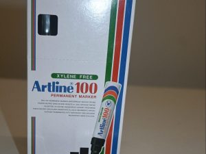 Picture of Artline 100 Jumbo Permanent Marker Black