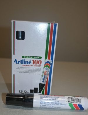 Picture of Artline 100 Jumbo Permanent Marker Black