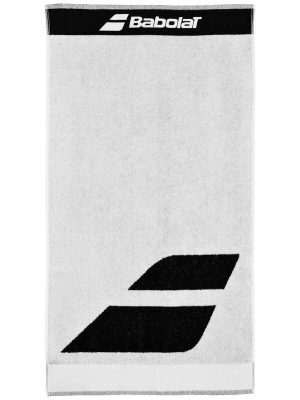 Babolat Premium Towel in White/Black colour design
