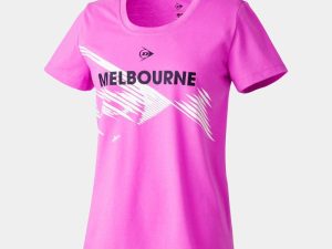 Front preview of Dunlop Womens Club Tee Melbourne - Pink