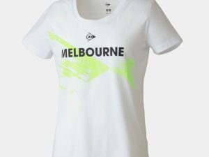 Front preview of Dunlop Womens Club Tee Melbourne - White