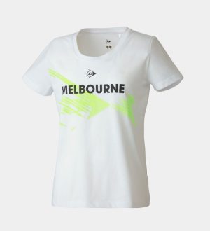 Front preview of Dunlop Womens Club Tee Melbourne - White